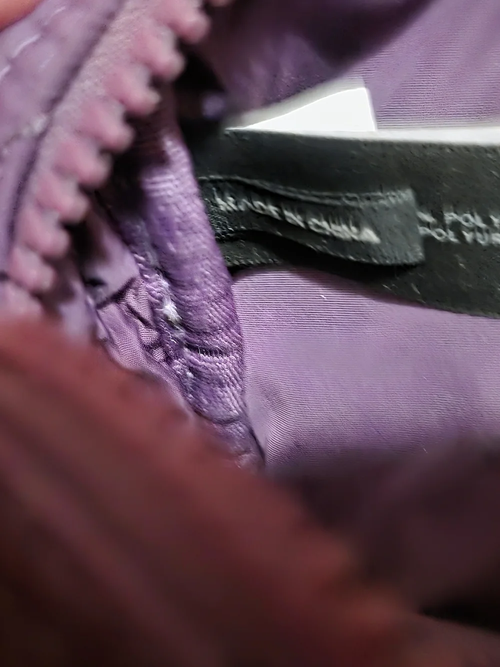 Marc Jacobs Quilted Purple Cosmetic Case with Gold Plaque